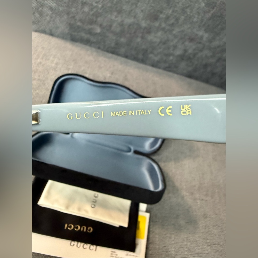 Gucci GG logo mirrored sunglasses - Picture 6 of 10